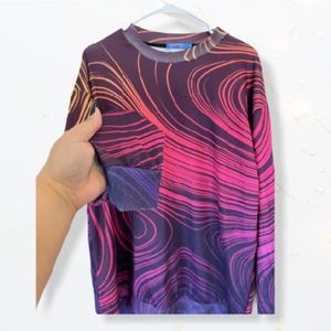 Vintage multicolor long sleeve shirt